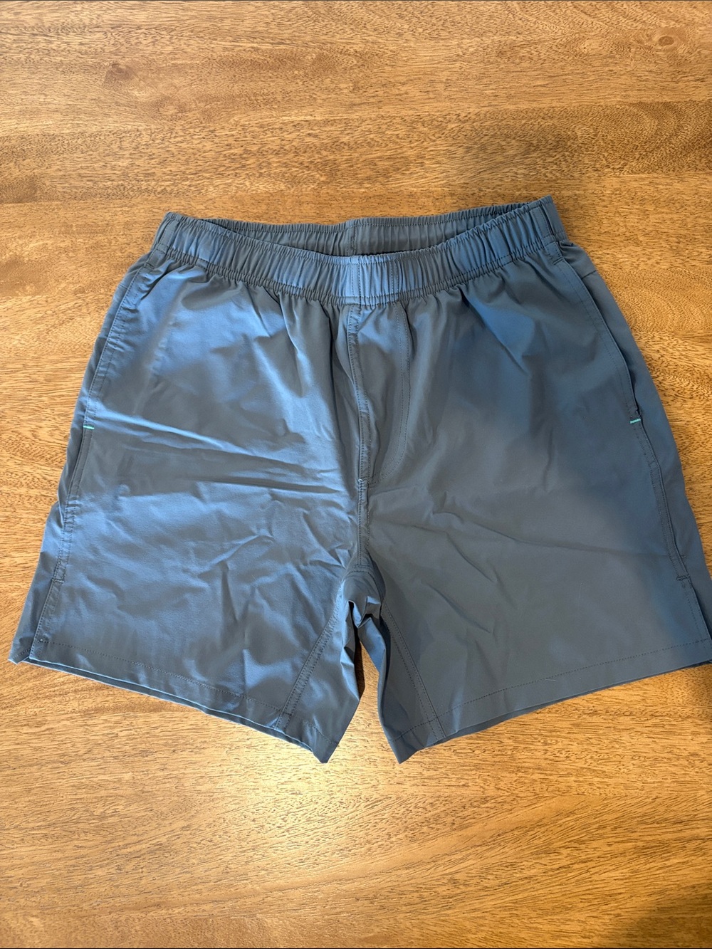 Men's Athletic Shorts in Slate Blue - Performance Stretch